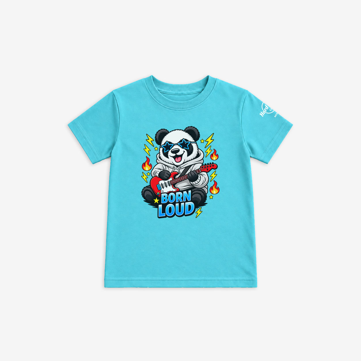 Toddler Fit Jammin Panda Tee in Caribbean image number 1